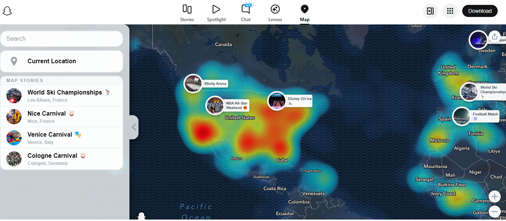 Snap Map