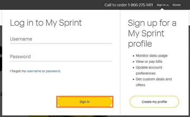 Check Sprint call log