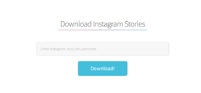 Use third-party sites to download IG stories