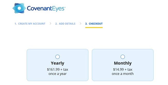 Price of Covenant Eyes