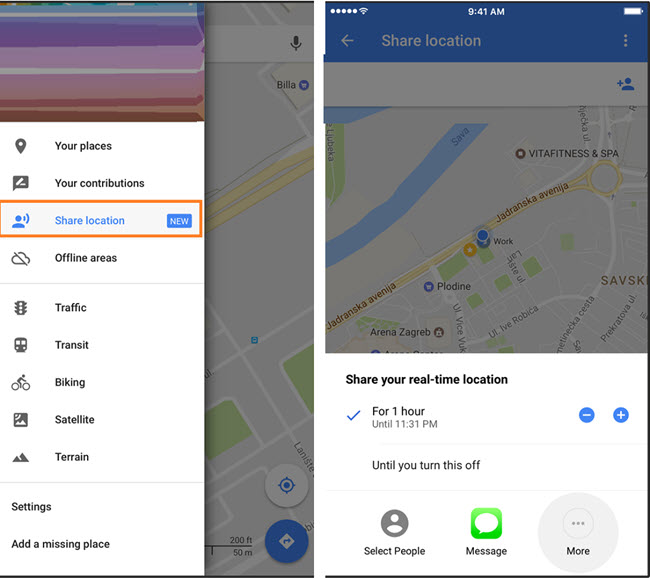 Use Google Maps to spy on iPhone