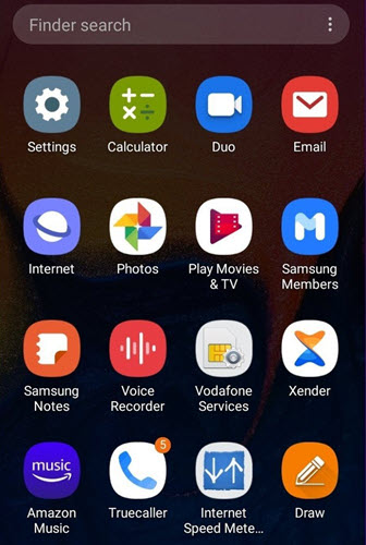 Use the App Drawer to find hidden apps