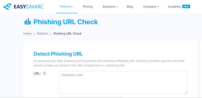 easydmarc URL Checker