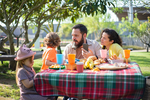 Sit down and talk with your child