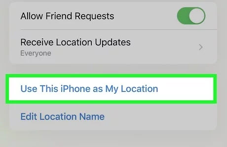 Stop sharing location via iCloud