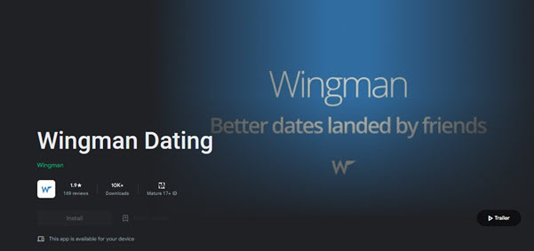 Wingman dating app
